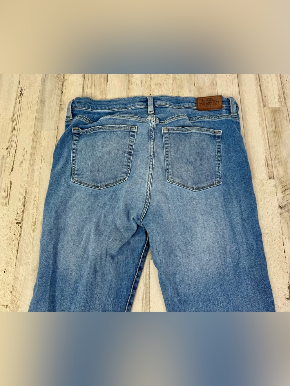 LRL Lauren Jeans Co Ralph Lauren 14 Classic Straight Jeans Blue 33x28 - Picture 9 of 11